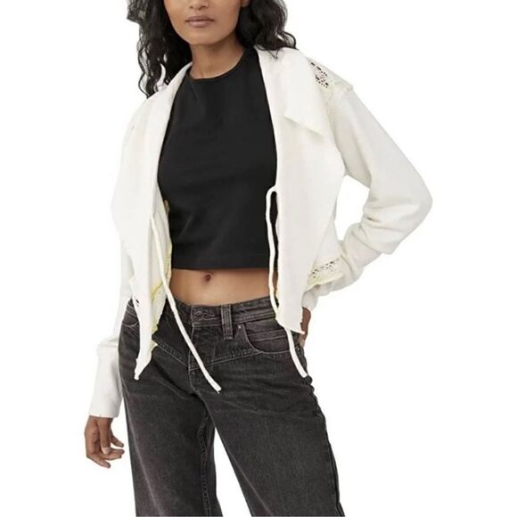 Free People Lost Cause Front Tie Cardigan Size XS - Picture 1 of 13